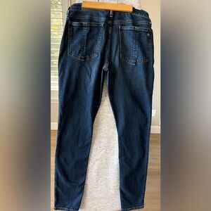 rag & bone Cate Mid-Rise Skinny Stretch Blue Denim Jeans Women's